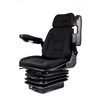Siedzenie (fotel) pneumatyczny do ciągnika 12V materiał komfortowy (model ALABAMA)